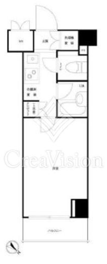 ルーブル三田　204号室　間取り
