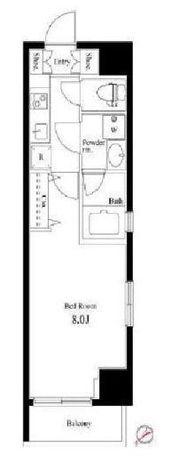 アップルレジデンス水道橋　302号室　間取り