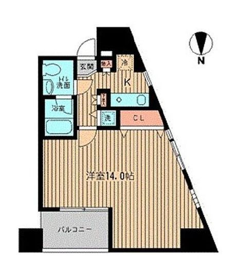 エルヴァージュ神田神保町　701号室　間取り