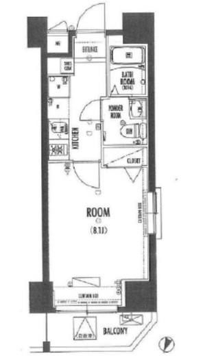アルテシモフィーノ　802号室　間取り