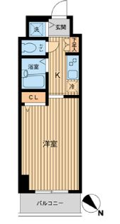 HF東神田レジデンス　1203号室　間取り