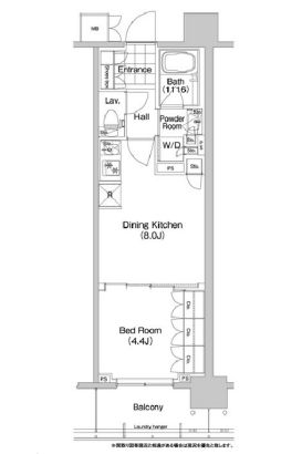 コンフォリア秋葉原イースト　205号室　間取り