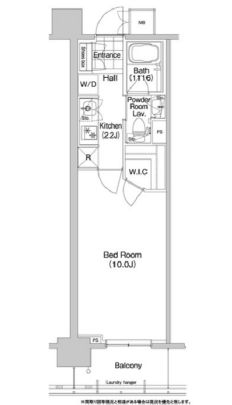 コンフォリア秋葉原イースト　306号室　間取り