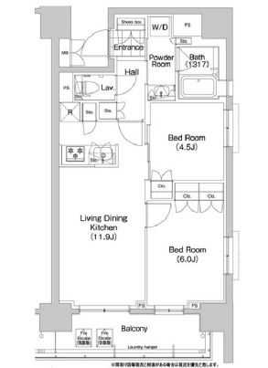 コンフォリア秋葉原イースト　508号室　間取り
