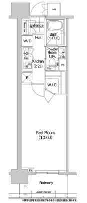 コンフォリア秋葉原イースト　904号室　間取り