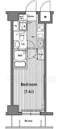 ガラ・グランディ大手町　1005号室　間取り