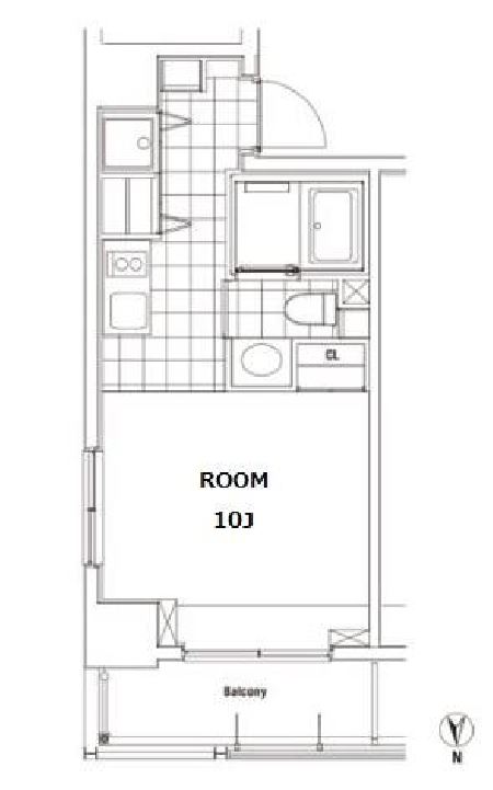コートモデリア秋葉原　4F号室　間取り
