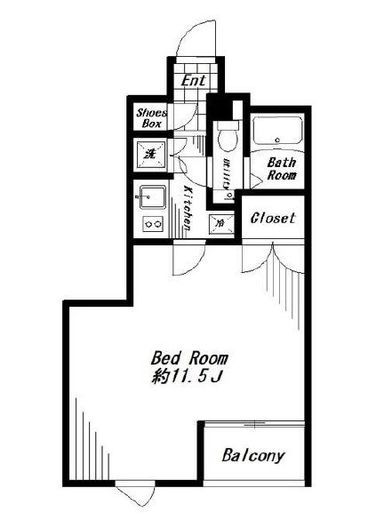 ビバリーホームズ代官山　404号室　間取り
