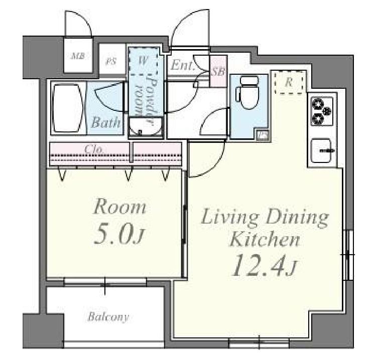 ジェイファーストチヨダ　601号室　間取り