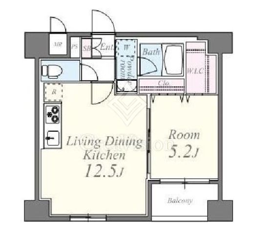 ジェイファーストチヨダ　603号室　間取り
