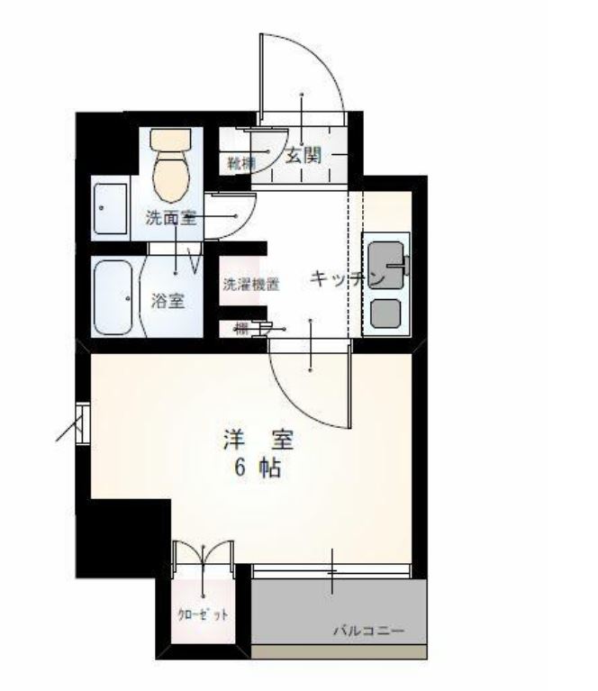 ビラビスタ猿楽町　202号室　間取り