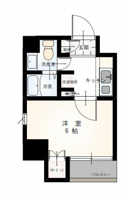 ビラビスタ猿楽町　502号室　間取り