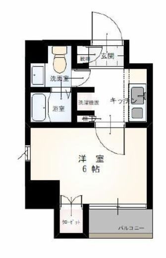 ビラビスタ猿楽町　301号室　間取り