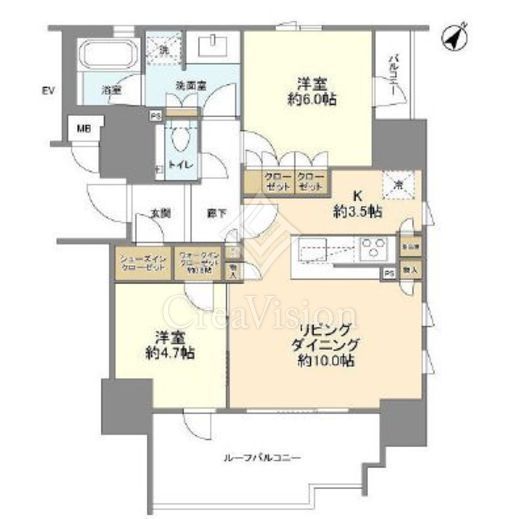 ザ・パークハウスアーバンス千代田御茶ノ水　203号室　間取り