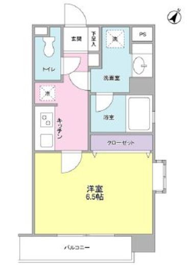 ユーキメゾン一番町　703号室　間取り