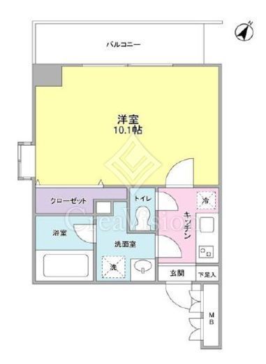 ユーキメゾン一番町　202号室　間取り