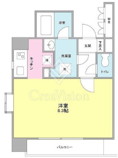 ユーキメゾン一番町　701号室　間取り