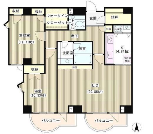 三番町ハウス　202号室　間取り