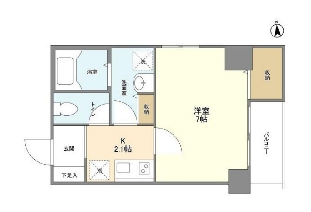 ローズマンションミヤハラ　603号室　間取り