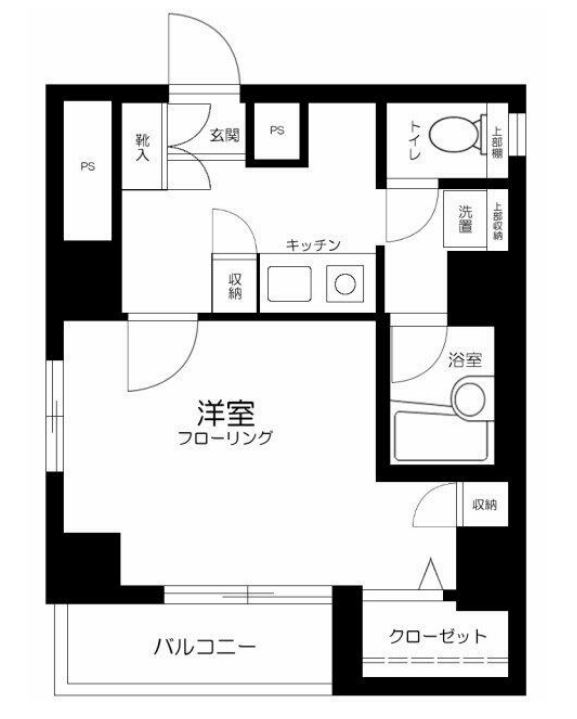 ローズマンションミヤハラ　2F号室　間取り