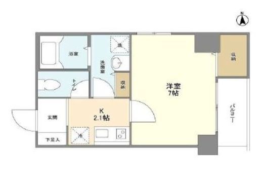 ローズマンションミヤハラ　303号室　間取り