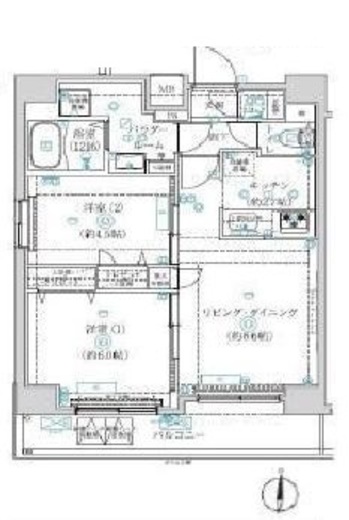 アルテシモヴィコロ　802号室　間取り
