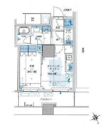 ザ・パークハウス西新宿タワー60　4202号室　間取り