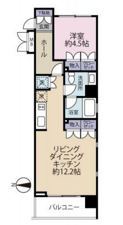 お茶の水S.C.ハウス　902号室　間取り