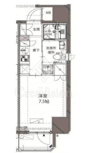ベルジューレ神保町　501号室　間取り