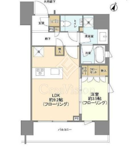 ルジェンテ千代田神保町　304号室　間取り