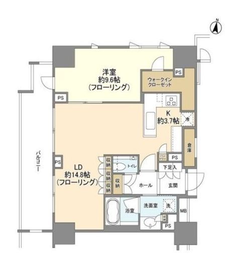 ブランズ代々木　201号室　間取り