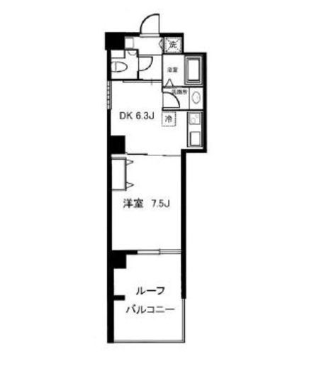 ジェラ恵比寿レジデンス　301号室　間取り