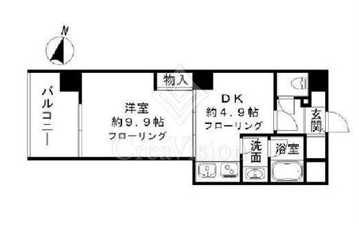 ジェラ恵比寿レジデンス　401号室　間取り
