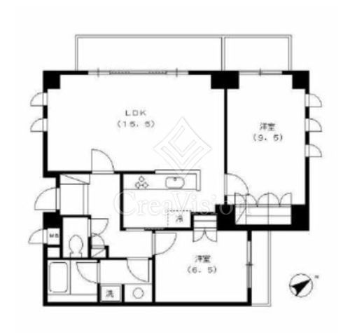 ボアセイズ　304号室　間取り
