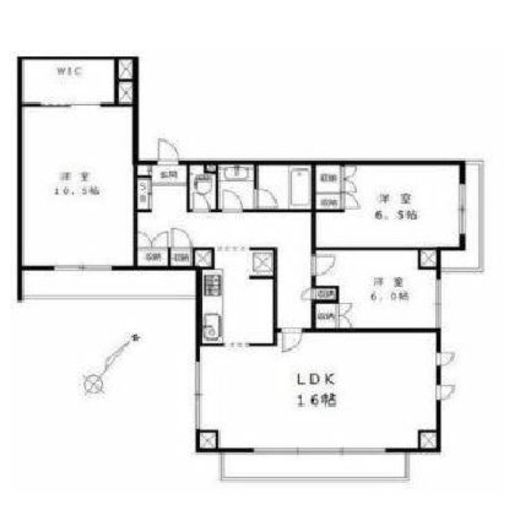 ボアセイズ　205号室　間取り