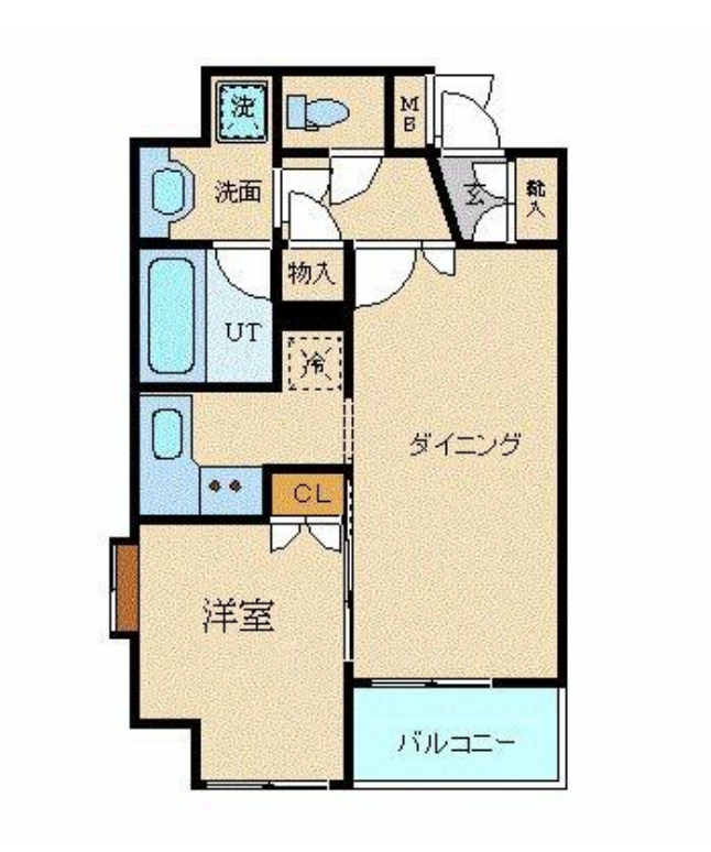 パレステュディオ渋谷ステーションフロント　502号室　間取り