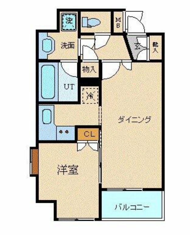 パレステュディオ渋谷ステーションフロント　702号室　間取り