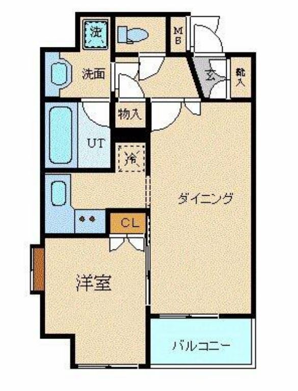 パレステュディオ渋谷ステーションフロント　602号室　間取り