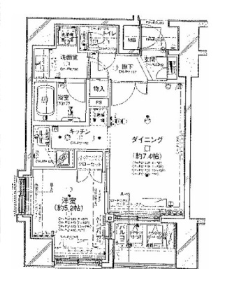 パレステュディオ渋谷ステーションフロント　1202号室　間取り