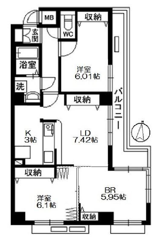 プレミエーレ代々木上原　501号室　間取り