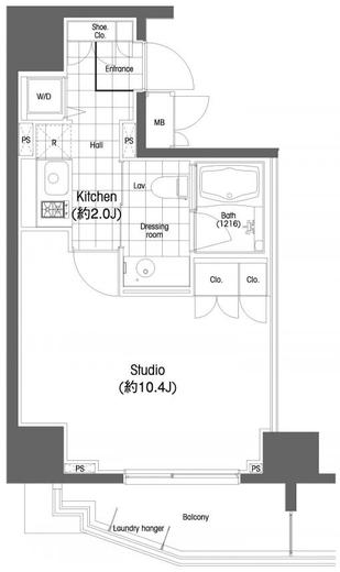 BPRレジデンス恵比寿　302号室　間取り
