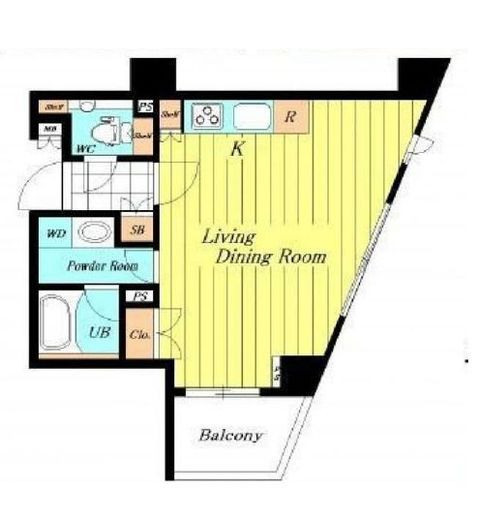 アクシア広尾　504号室　間取り