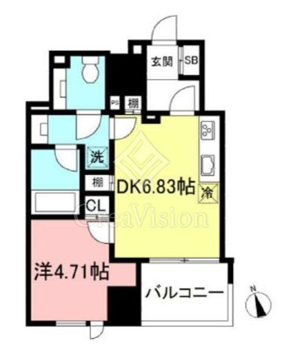 アトラス恵比寿　202号室　間取り