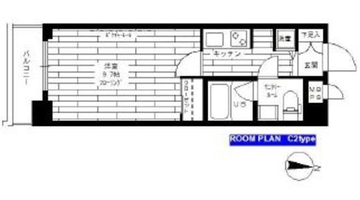 ステージファースト恵比寿二番館　305号室　間取り
