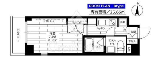 ステージファースト恵比寿二番館　502号室　間取り