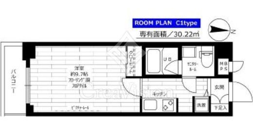 ステージファースト恵比寿二番館　204号室　間取り