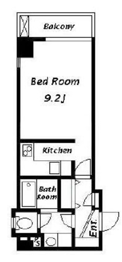 恵比寿ガーデンイースト　405号室　間取り