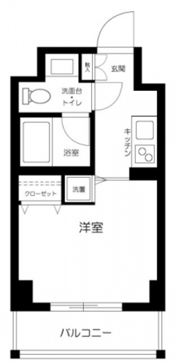 アーバンファースト神楽坂　906号室　間取り
