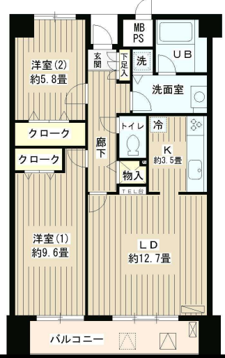 アステリオン松濤　402号室　間取り