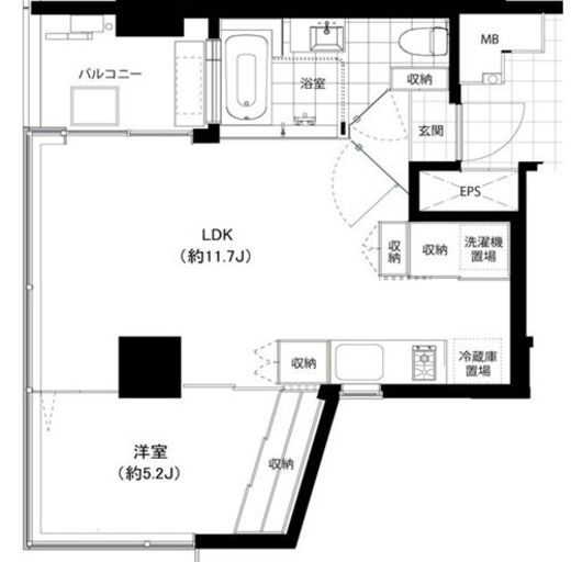 SHINKA　902号室　間取り
